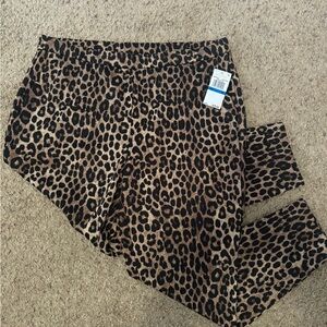 Michael Kors Animal Print pull on pant